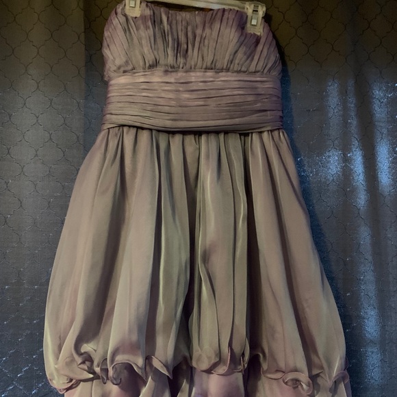 Deb Dresses & Skirts - Purple strapless dress